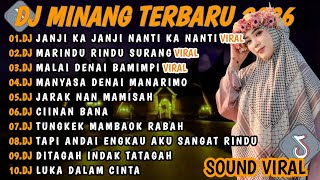 Download lagu DJ MINANG TERBARU 2026 FULL BASS VIRAL TIKTOK DJ JANJI KA JANJI NANTI DJ MARINDU RINDU SURANG🎵VIRAL mp3