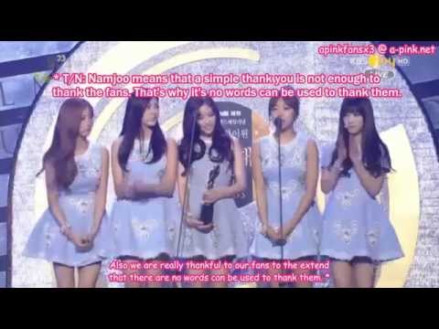 140507 Apink KBSJoy The 23rd Seoul Music Awards Bonsang Award