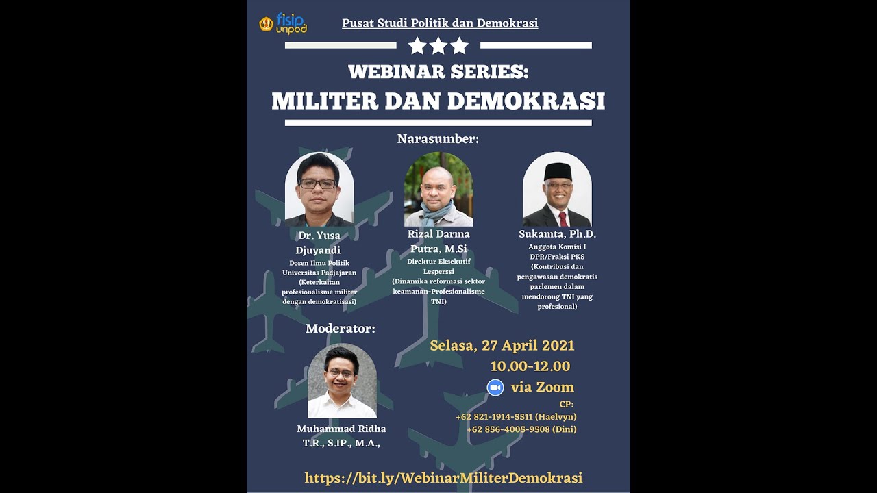 Webinar Nasional "Militer dan Demokrasi"