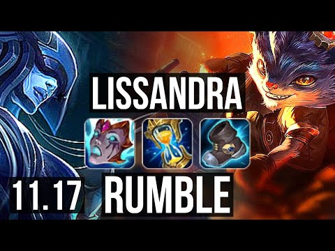 LISSANDRA vs RUMBLE (MID) | Rank 2 Liss, 4/3/17 | NA Grandmaster | v11.17
