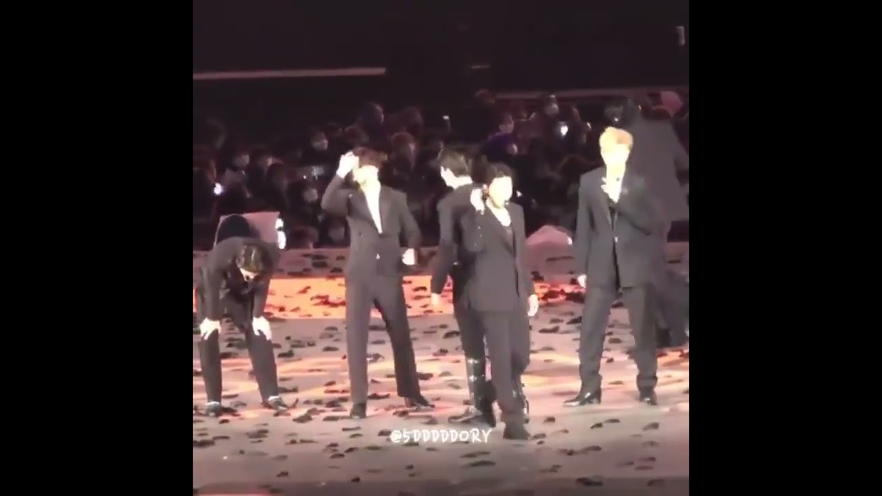 Jimin fell on his back so Jungkook made sure he's fine