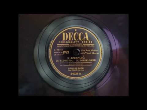 Songs Of Our Times-1923-Charles Baum and His Orchestra-Fox Trot Medely