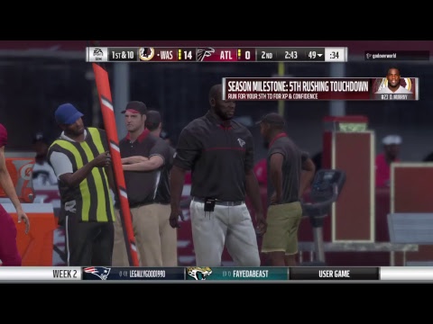 Psd Redskins vs Falcons week 2