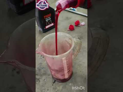 Bike motul engine oil 10w 40 engine change #motorcycle