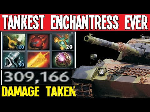 Tankest Enchantress Ever 300000 Damage Taken By Goodwin | Dota 2 Gameplay