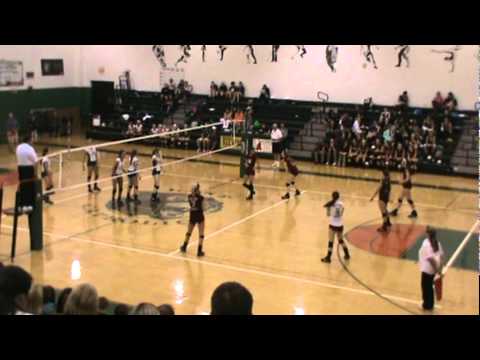 Brittany Zmyslinski # 7 - Walsh Jesuit vs Lake Catholic - October 6, 2011