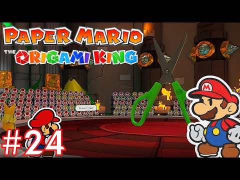 BOWSER'S CASTLE (SCISSORS) - Paper Mario: The Origami King Part 24