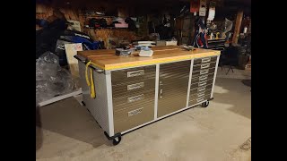 Seville Classics Mobile Workbenches All Loaded Up with RC Parts