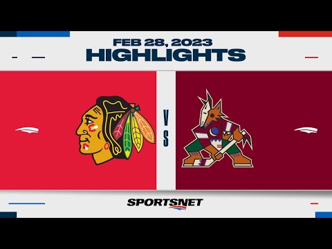 NHL Highlights | Blackhawks vs. Coyotes - February 28, 2023