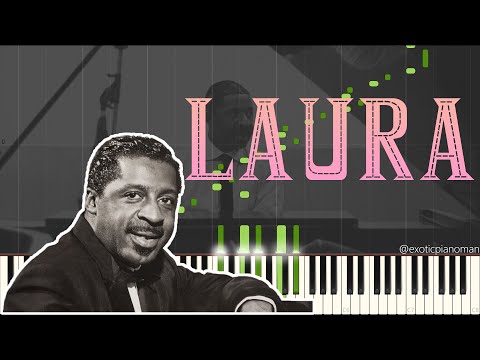 Erroll Garner - Laura 1964 (Solo Jazz Ballad Piano Synthesia) [Transcribed by: Nik Perry]
