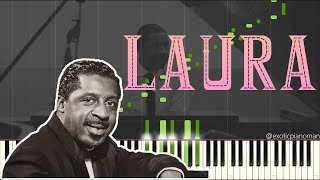 Erroll Garner - Laura 1964 (Solo Jazz Ballad Piano Synthesia) [Transcribed by: Nik Perry]