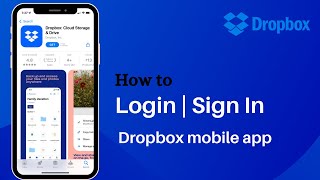 Login Dropbox | How to Access Dropbox Account on Mobile