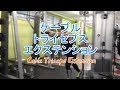 ケーブルトライセプスエクステンション(Cable Triceps Extension)のやり方とフォーム