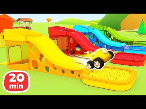 Helfer Autos Cartoons. Lehrreicher Zeichentrick für Kinder. Die Helfer Autos Kompilation