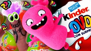 NOVO-200 Delcias  de Kinder Joy ABRINDO Muito Kinder Joy Chocolate ASMR  KINDER JOY UGLLY DOLLS