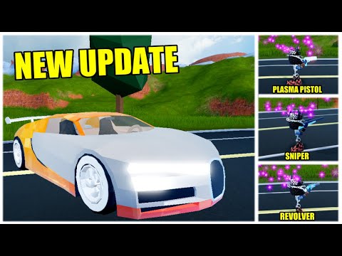 Roblox Jailbreak SNIPER Update! - Bugatti Chiron, Sniper, Revolver and more!