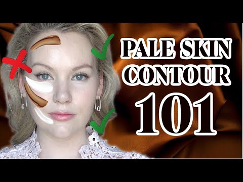 MASTER Contour for PALE Skin in 3 Steps! | Best Techniques + Products for Fair Skin
