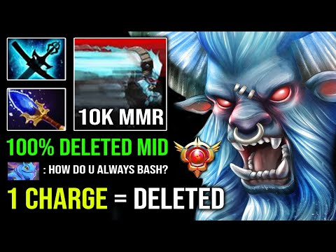 How to 100% Delete Mid Like a 10K MMR Spirit Breaker Against LEVEL 30 Puck Spammer 1 Shot Dota 2