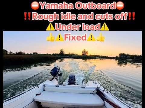 Yamaha 2 Stroke Outboard Cutting Out / Rough idle - Easy Fix