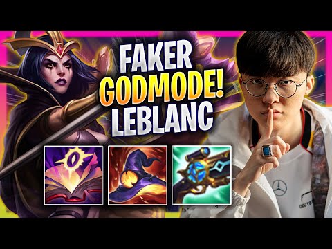 FAKER LITERALLY GOD MODE WITH LEBLANC! - T1 Faker Plays Leblanc MID vs Vladimir! | Season 2025
