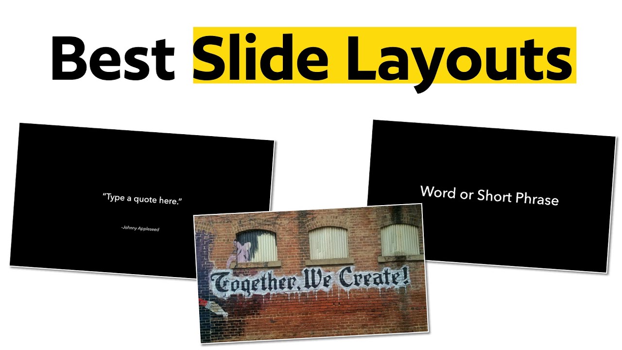 How Do I Improve Slide Layouts in Presentations?