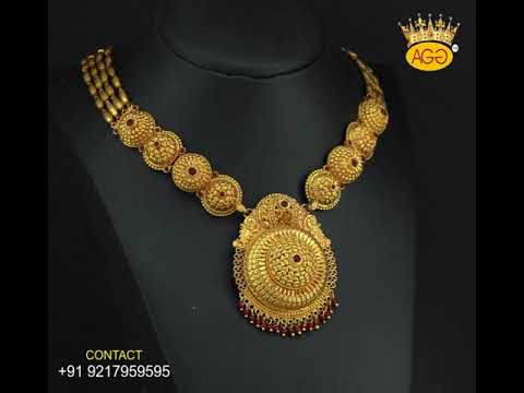 Golden copper geru long haar, wedding, jewellery type: tradi...