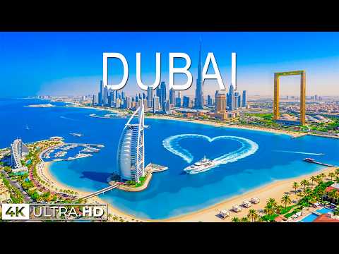 Dubai 🇦🇪 4K Drone Footage | Futuristic Skyline, Palm Jumeirah & Stunning Ocean Views