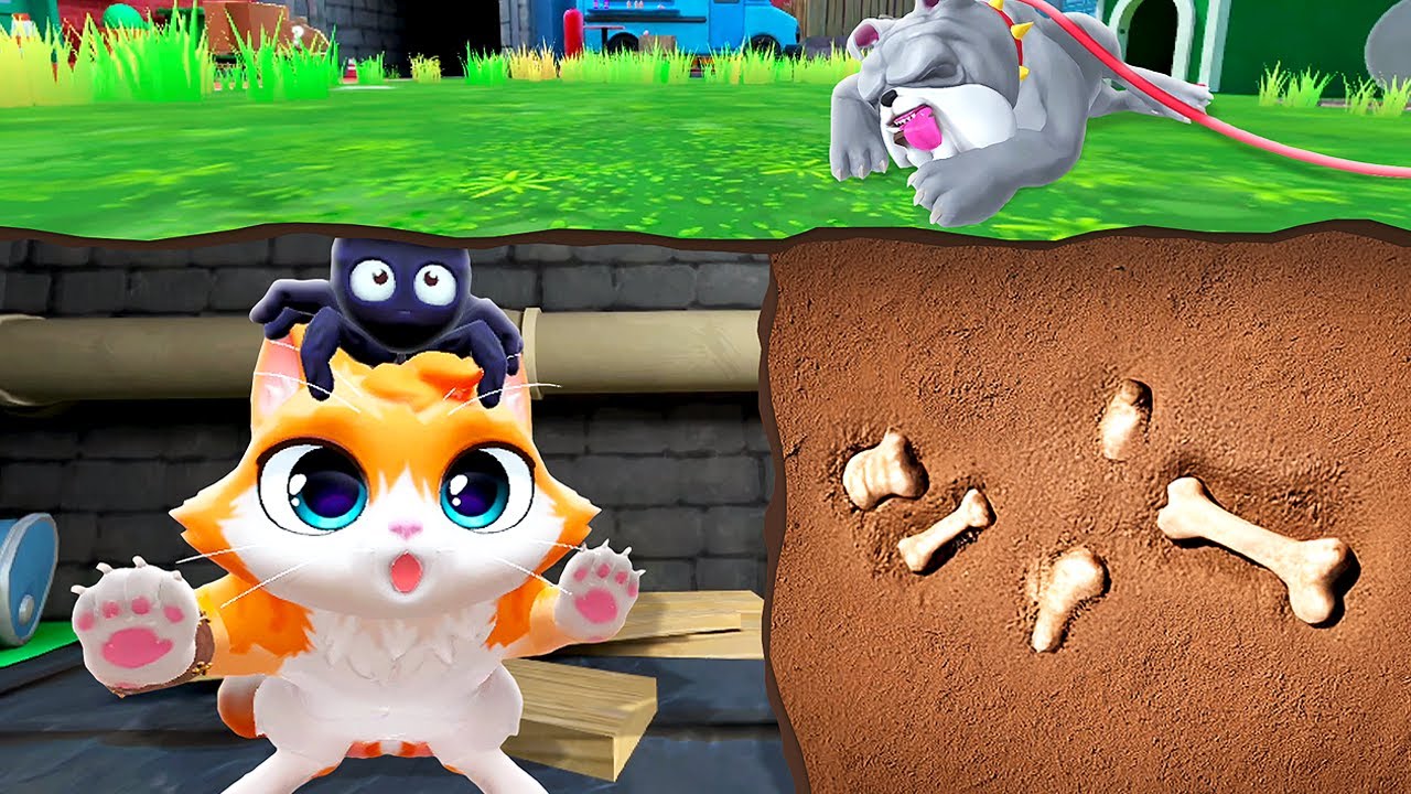 Building an UNDERGROUND Base - I Am Cat VR