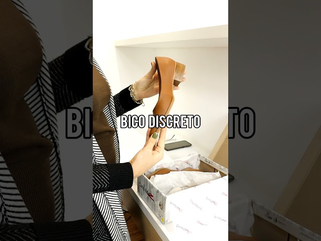 Scarpin Confortável Salto Bloco Dina Mirtz | Melania Benett