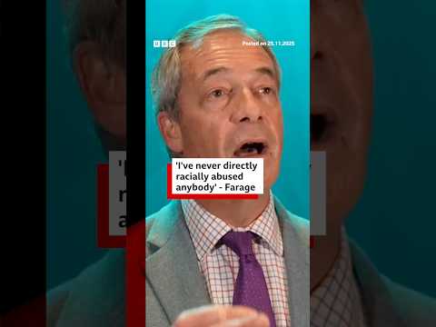 Nigel Farage responded to allegations he made racist and antisemitic remarks in school. #BBCNews