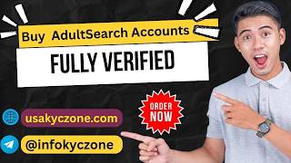 Buy Verified AdultSearch Accounts from the Most Trusted Online Marketplace