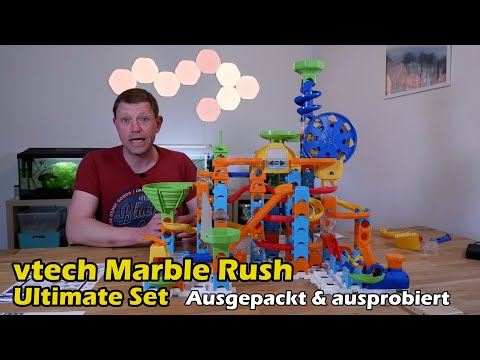 vtech Marble Rush Ultimate Set :: ausgepackt ausprobiert 🤩 Coole Kugelbahn für Kids