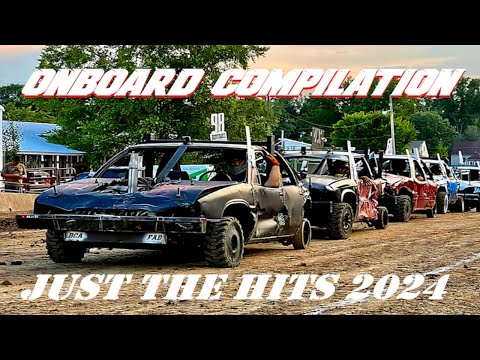 DEMOLITION DERBY COMPILATION "JUST THE HITS" 2024
