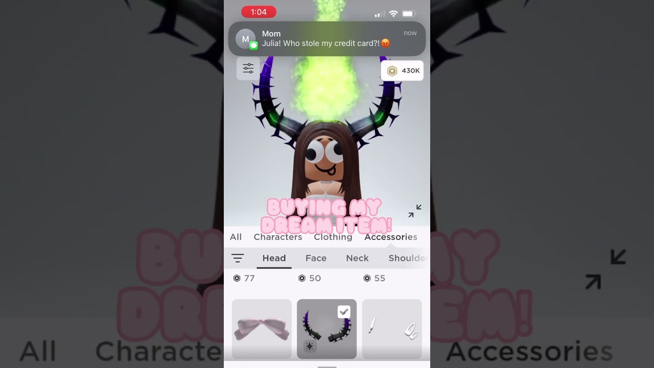 Buying Poisoned Horns!🥺🥰 || #roblox #robloxedit #robloxtrend #freelimiteds