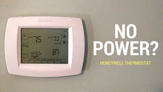 No power to Honeywell thermostat? Here&#39;s a fix.