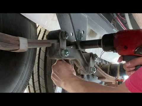 How To Replace A Suspension Equalizer. Triple Axle Trailer.