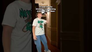 10 year old me drinking Root Beer