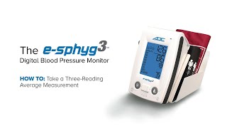 e-sphyg 3: How to Take a Three-Reading Average Measurement