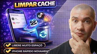 Como limpar o cache de aplicativos pesados como instagram e tiktok no iphone
