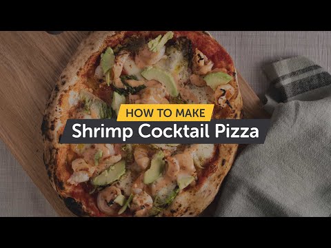 How to Make Shrimp Cocktail Pizza | Making Pizza At Home