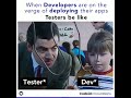 Developer and Tester #shorts