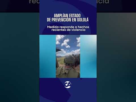 🚨 Gobierno extiende Estado de Prevención por violencia en Nahualá y Santa Catarina Ixtahuacán