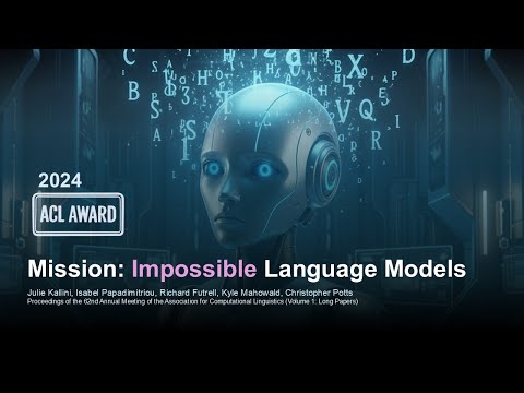 Can AI Learn Impossible Languages? | ACL Best Paper 2024 Explained