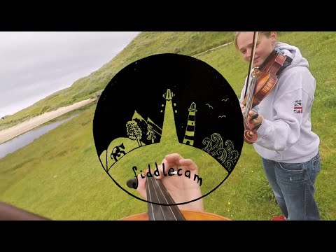 A tune on a beach with Shetland fiddler Maggie Adamson