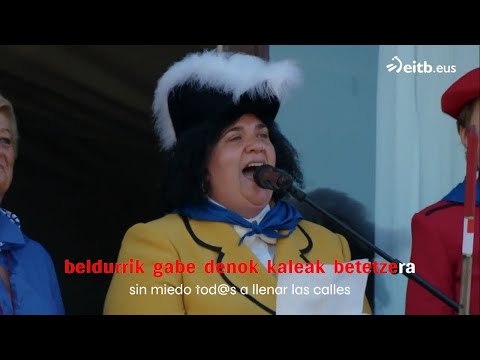 Negua joan da ta / Txupina dator eta (letra + traducción) - Aste Nagusia 2023 txupina