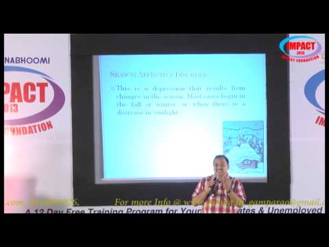Depression|Adury Ramakrishna|TELUGU IMPACT Hyd 2013