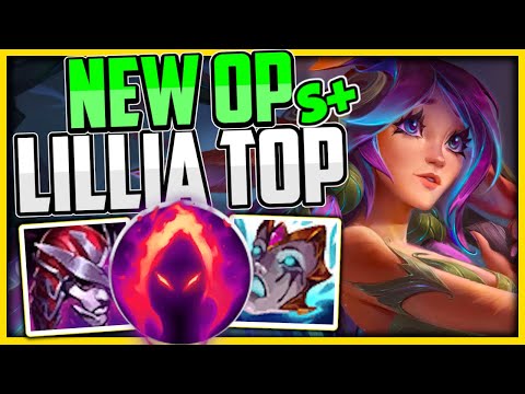 LILLIA TOP CAN LEGIT NON STOP 1v2 AND CARRY! + Build/Runes Lillia Guide Season 11 League of Legends