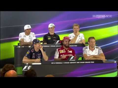 Fernando Alonso answers question about Jenson Button team-mate