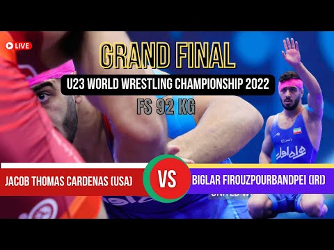 GOLD | FS 92KG | Jacob Thomas CARDENAS (USA) VS Amirhossein Biglar FIROUZPOURBANDPEI (IRI) |