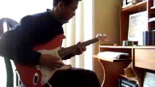 Solo Guitar playing along with Khmer Music